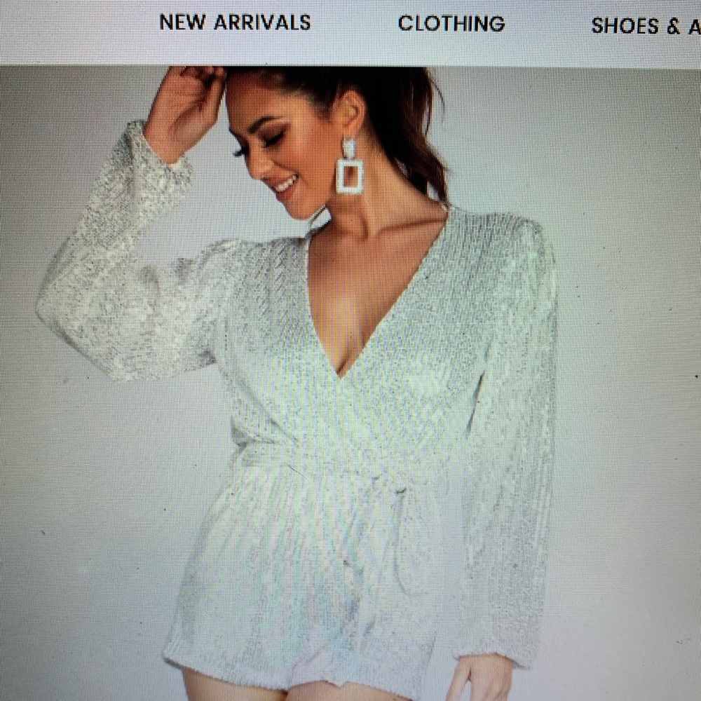 Windsor sequin romper